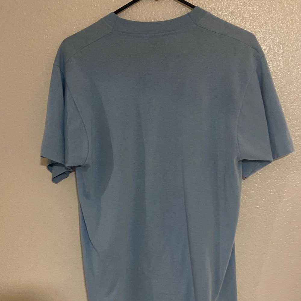 Screen Stars Light Blue Weekend Pilot Tee - Picture 4 of 4